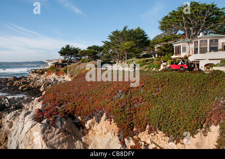 Carmel Sea Beach Rocks Waves Big Sur California United States Stock Photo