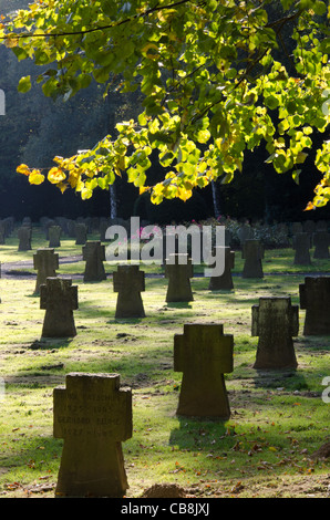 German war cemetery in Ittenbach Stock Photo