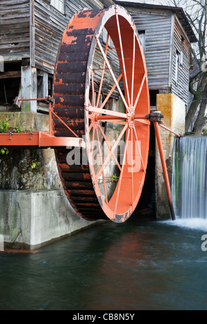 Old Mill in Pigeon Forge - Smoky Mountains area Stock Photo