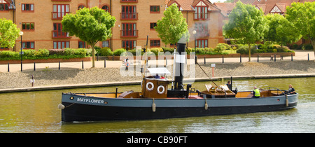Tugboat Mayflower, steam boat , Bristol floating harbour, England, UK Stock Photo