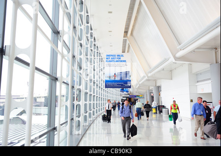 Newark Airport interior Stock Photo