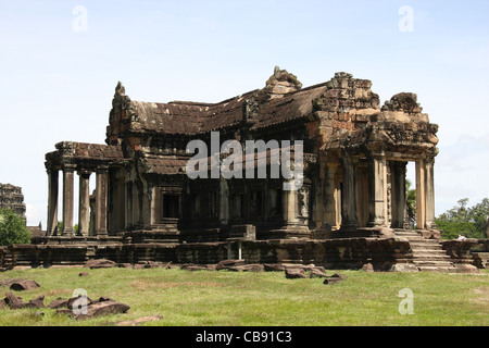 Library building at Angkor Wat, Cambodia Stock Photo