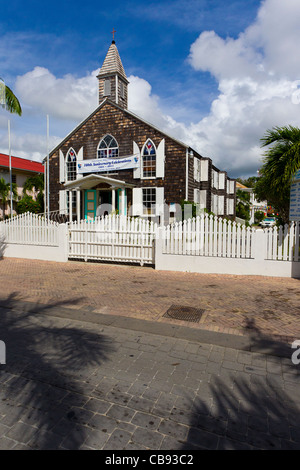 Philipsburg Methodist Church St Maarten Caribbean Stock Photo