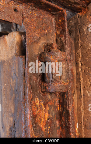 Structural failure in bunker rusty lintels concrete impregnated rust ...