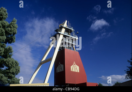 Australia, Tasmania, Beaconsfield Gold Mine Shaft, the Grubb mine, now yeilding gold. Stock Photo