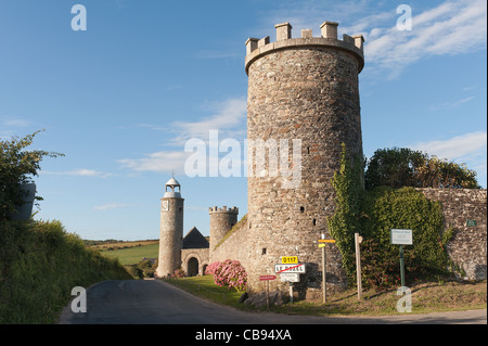 Chateau du Rozel La Hague Normandy Stock Photo