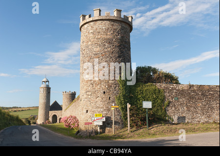 Chateau du Rozel La Hague Normandy Stock Photo