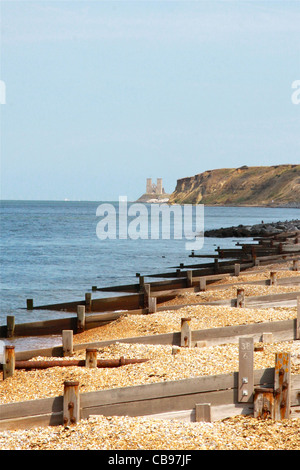 Reculver Towers, Herne Bay, Kent. England. UK Stock Photo