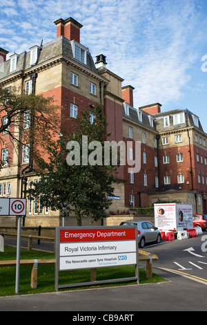 Royal Victoria Infirmary (RVI) , Newcastle Upon Tyne Hospitals NHS Foundation Trust, England, UK Stock Photo