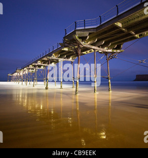 Saltburn Pier Stock Photo