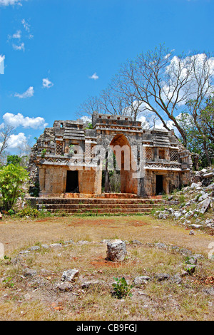 Mayan Ruins at Labna, Yucatan, Mexico Stock Photo