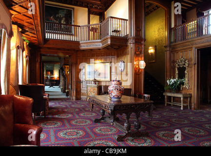 Interior  Ashford Castle, member of Leading Hotels of the World; Cong, Co. Mayo, Ireland Stock Photo