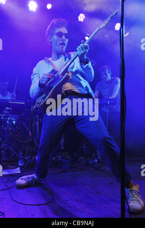 Cameron Bird of Architecture in Helsinki performs in Rome Stock Photo