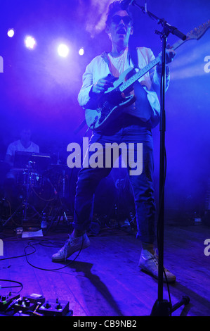 Cameron Bird of Architecture in Helsinki performs in Rome Stock Photo