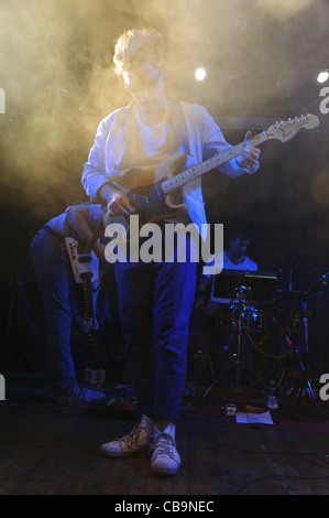 Cameron Bird of Architecture in Helsinki performs in Rome Stock Photo