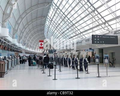 Toronto Pearson international airport departures Stock Photo