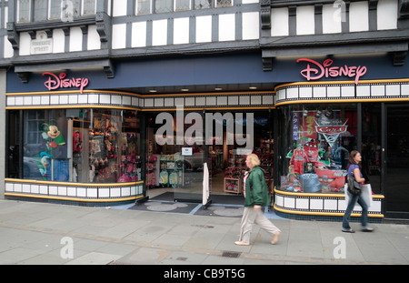 The Disney shop on Foregate Street in Chester, Cheshire, UK. Stock Photo