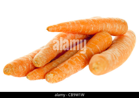 Pile of organic carrots Stock Photo