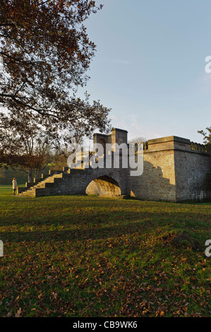 Queen Mary's Bower,Chatsworth Estate Stock Photo