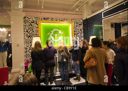 Shoppers at the C. Wonder store in the Soho neighborhood in New York Stock Photo