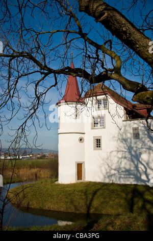 Wasserschloss Wyher, castle, Ettiswil, Switzerland Stock Photo