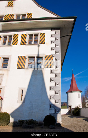 Wasserschloss Wyher, castle, Ettiswil, Switzerland Stock Photo