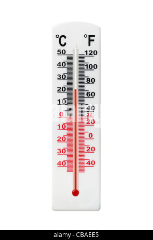 Thermometer Cut Out Stock Photo