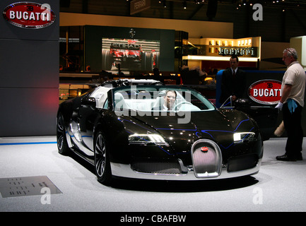 Switzerland, Geneve, Bugatti Concept Car Galibier 16 C, motor show, cars, motor car, automobile (CTK Photo/Marketa Hofmanova) Stock Photo