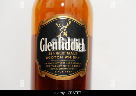 15 Year Old Single Malt Whiskey In Gardens Of Glendronach Distillery In Scotland Stock Photo Alamy