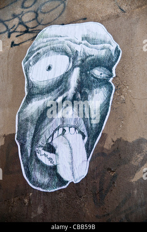 graffiti wall paris France Stock Photo