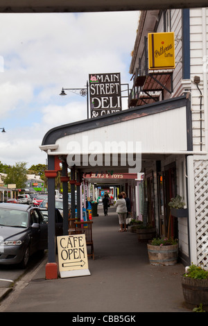 Main Street Deli, Greytown, Wairarapa region, North Island, New Zealand Stock Photo