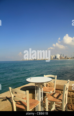 Israel, a view of Tel Aviv from Jaffa Stock Photo