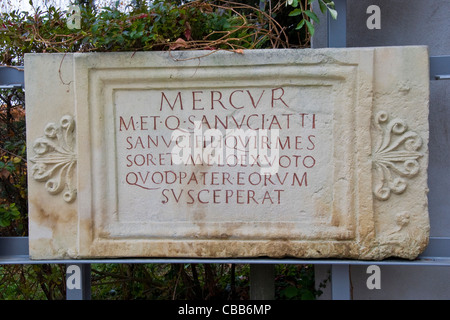 Sculpture, Archaeological site, Augusta Raurica, Augst, Switzerland  Stock Photo