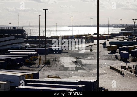 Hull Port Ferry Terminal Stock Photo