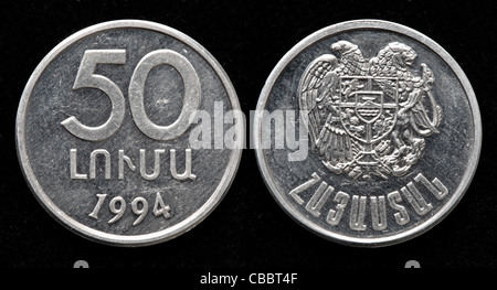 50 Luma coin, Armenia, 1994 Stock Photo