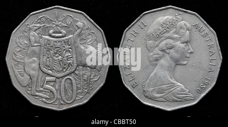 50 cents elizabeth ii hi-res stock photography and images - Alamy