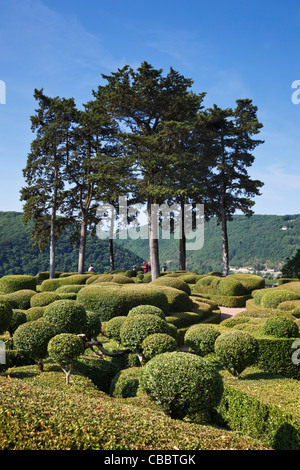 Marqueyssac gardens in the Dordogne region, France Stock Photo