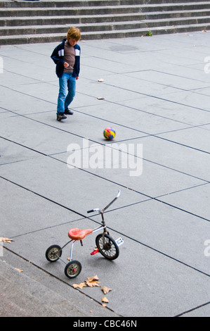 tricycle old metal Stock Photo