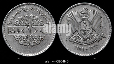 1 Pound coin, Syria, 1979 Stock Photo