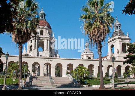 Pasadena City Hall California United States Los Angeles Stock Photo