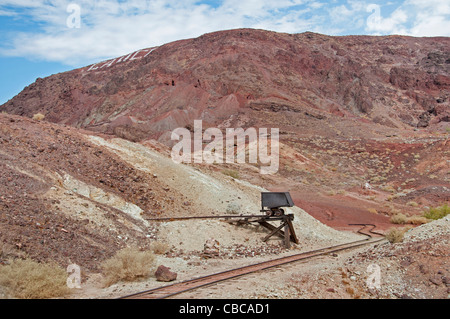 California Barstow Calico ghost  town old silver mining gold rush California United States Stock Photo