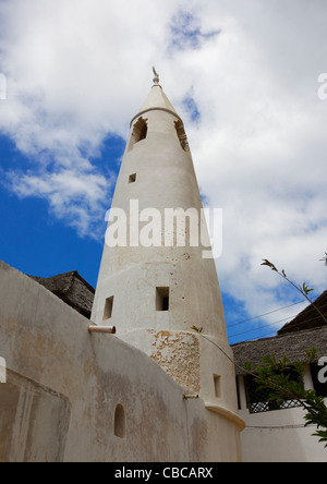 A View Of The Friday Mosque And Minaret On Shela, Lamu Kenya Stock Photo