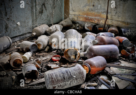 According to regular scientific reports The Union Carbide facility in Bhopal, India is still heavily contaminated with toxins Stock Photo