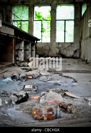 According to regular scientific reports The Union Carbide facility in Bhopal, India is still heavily contaminated with toxins Stock Photo