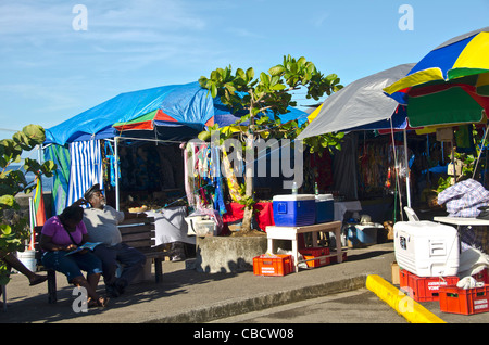 Downtown Roseau, Dominica, Windward Islands, West Indies, Caribbean ...