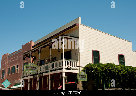 National Hotel, Historic buildings, downtown, Jamestown; California, USA. Photo copyright Lee Foster. Photo # california121513 Stock Photo