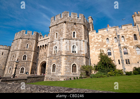 Royal Windsor Castle Main Entrance Stock Photo