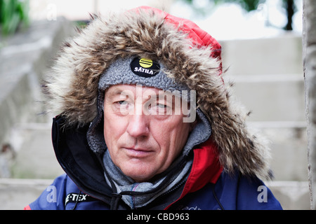 Miroslav Jakes is the first Czech who reached the North Pole on foot.(CTK Photo/Martin Sterba,Josef Horazny) Stock Photo