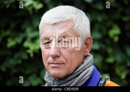 Miroslav Jakes is the first Czech who reached the North Pole on foot.(CTK Photo/Martin Sterba,Josef Horazny) Stock Photo