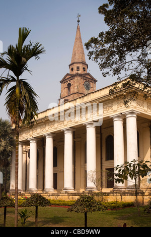 India, West Bengal, Kolkata, St John’s Church (1787) historic colonial era Calcutta architecture Stock Photo